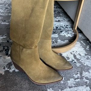 NWT Size 7 Vero Cuoio genuine leather zip up western boots